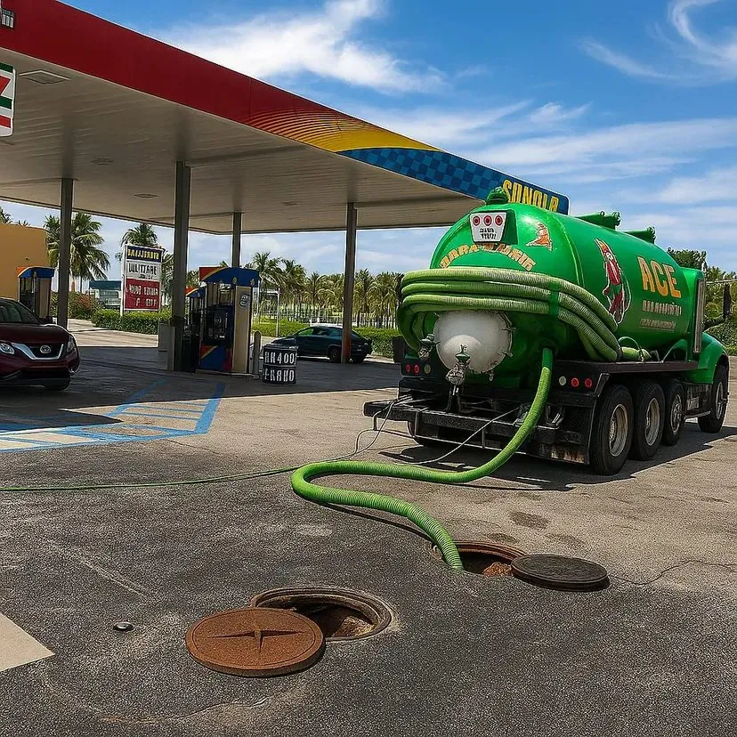 Grease trap service