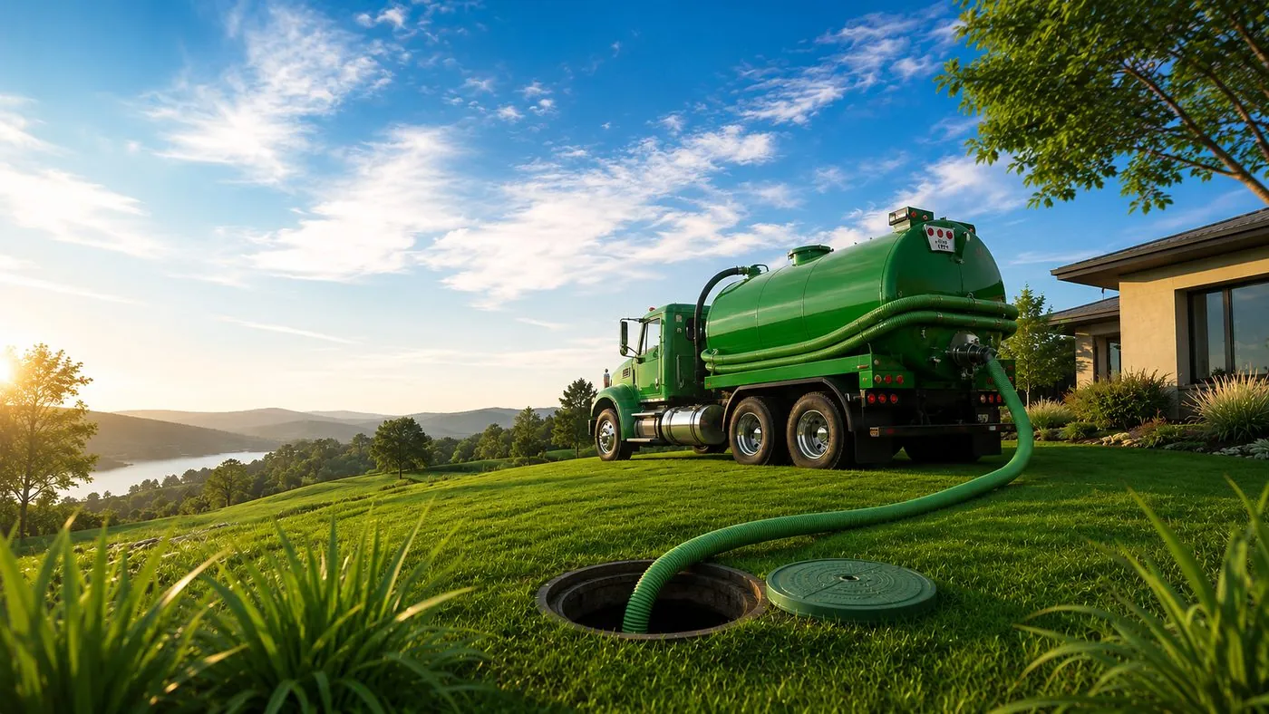 Septic tank pumping